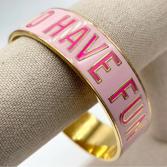 Kate Spade Girls Just Want to Have Fun Bangle Bracelet - Picture 3 of 6